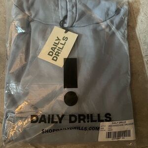 Daily Drills Sunbleached Mist Hoodie brand new never opened with tags